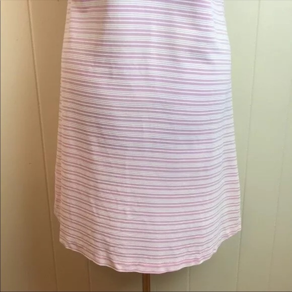 Vintage 60s Sleeveless Mod Striped Go Go Dress - Picture 5 of 8